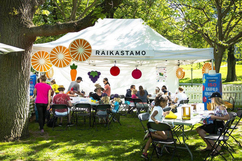 Picture of Raikastamo tent in Childrens' area