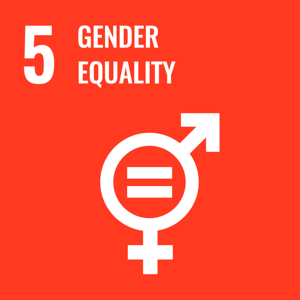 Kuvassa kestävän kehityksen tavoite 5 sukupuolten tasa-arvo
