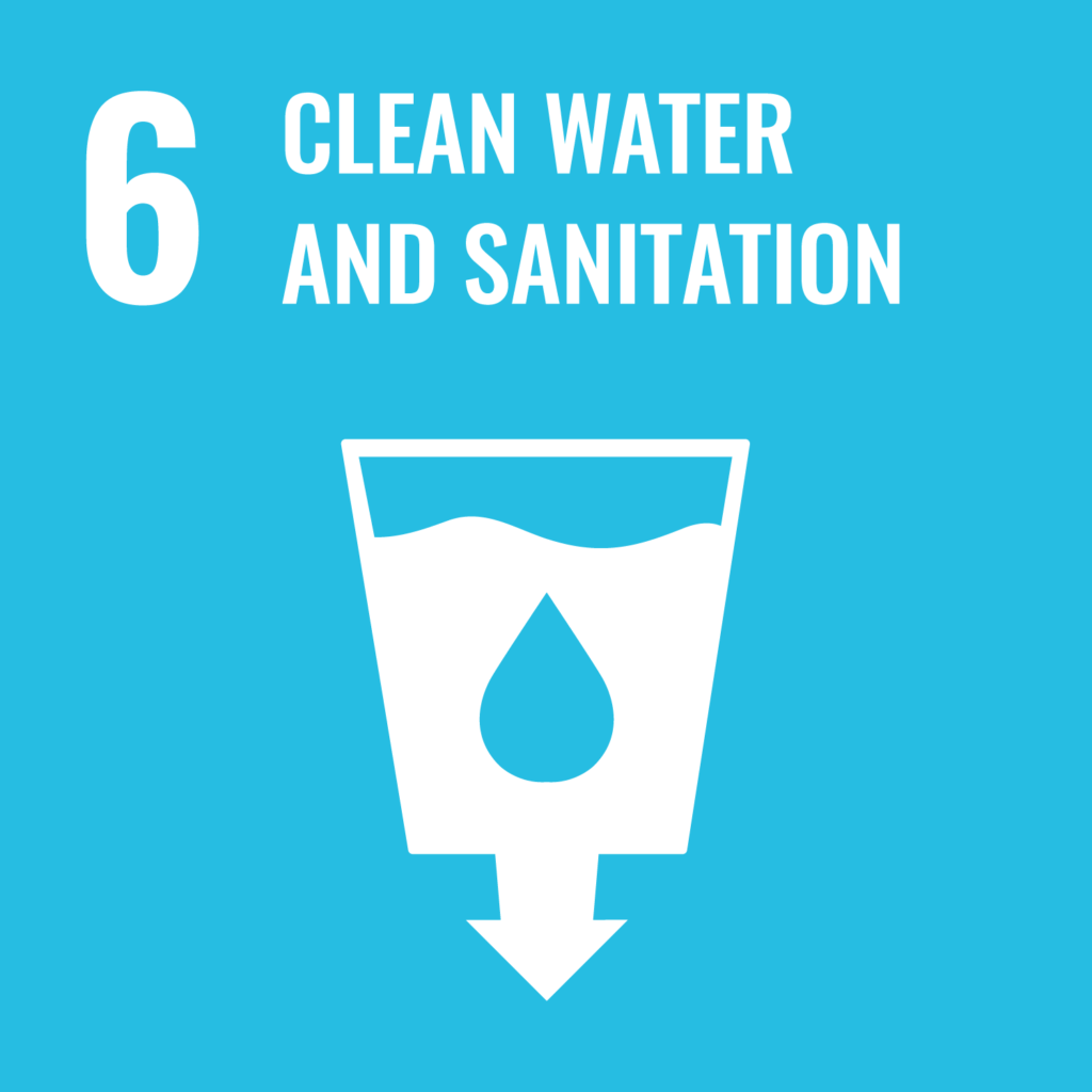 Kuvassa kestävän kehityksen tavoite 6 puhdas vesi ja sanitaatio