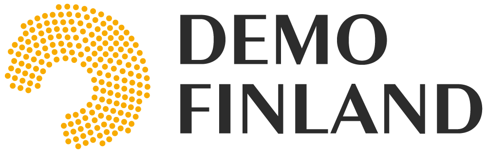 Kuvassa Demo Finlandin logo