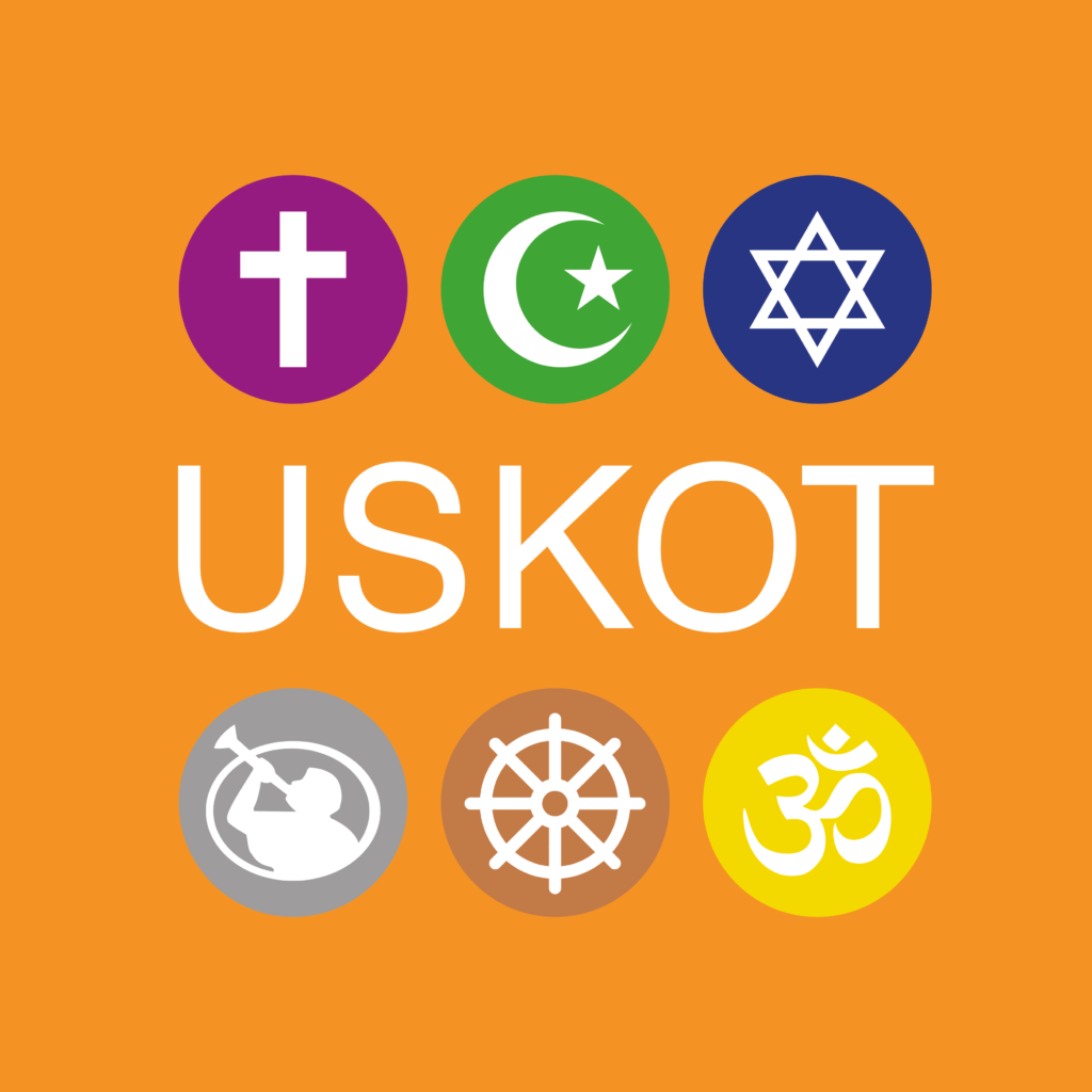 Kuvassa USKOT-foorumin logo