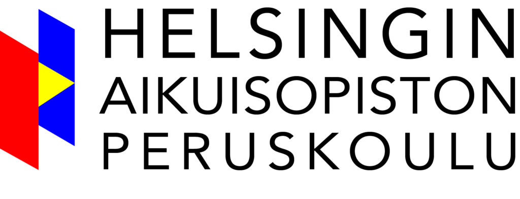Kuvassa Helsingin aikuisopiston peruskoulu -logo