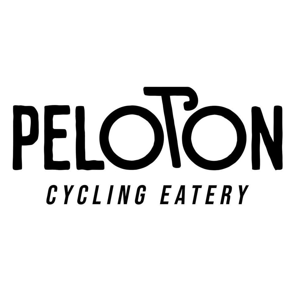 Peloton cycling eatery logo.