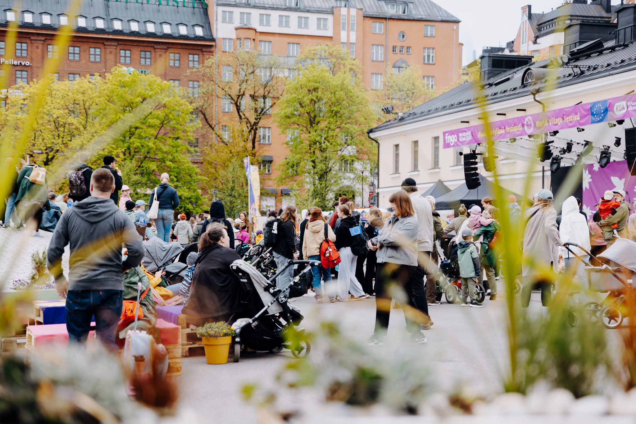 Festival area.